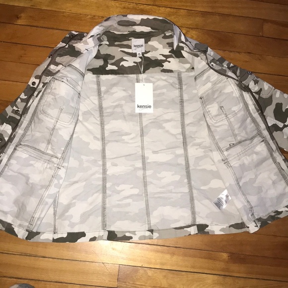 NWT💥Kensie Camo Utility Jacket💥 Sz. M - Picture 5 of 13